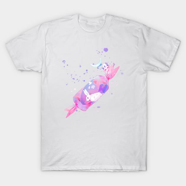 Candy T-Shirt by Miya Gu Art